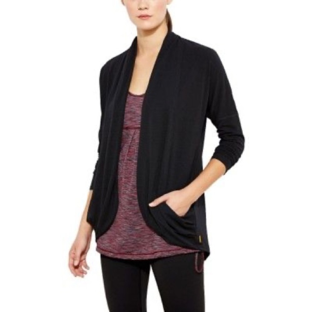 Lucy | Black Enlightening Open Front Sweater Cardigan